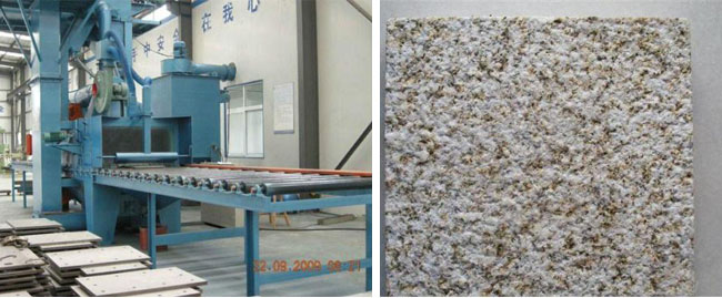 大理石拋毛機(jī)，大理石噴砂拋丸機(jī)